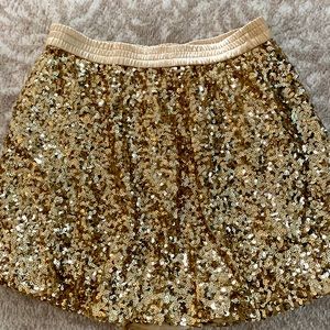 GapKids gold sequin bubble skirt size XL (12)